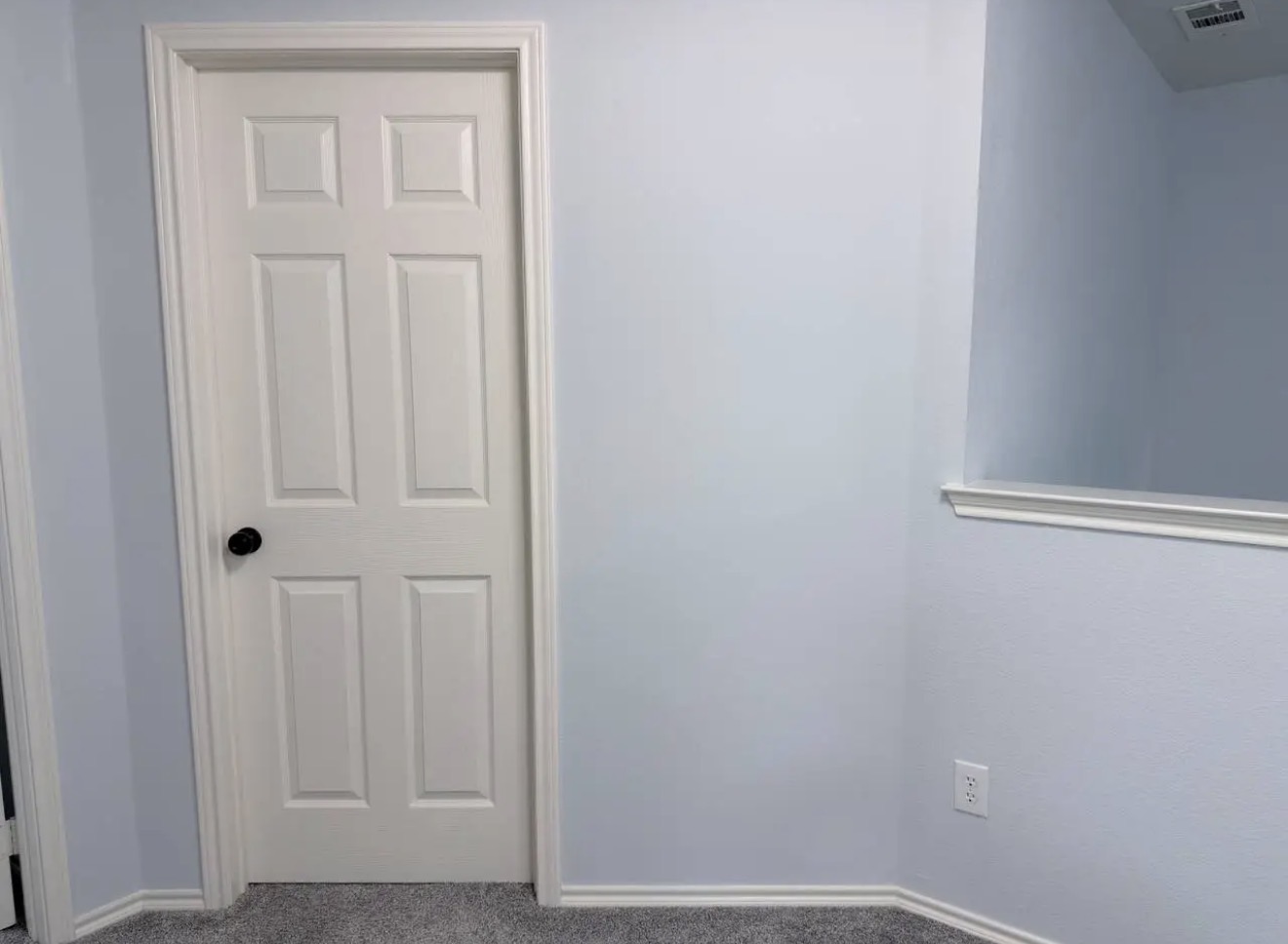 Interior door installation and wall painting